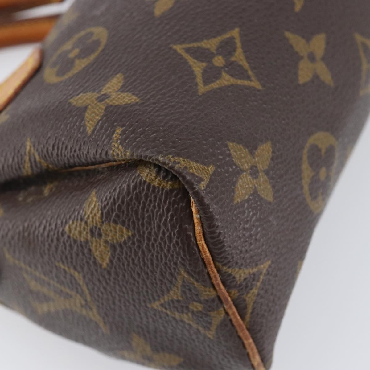 LOUIS VUITTON Monogram Mini Speedy Hand Bag M41534 LV Auth 203029