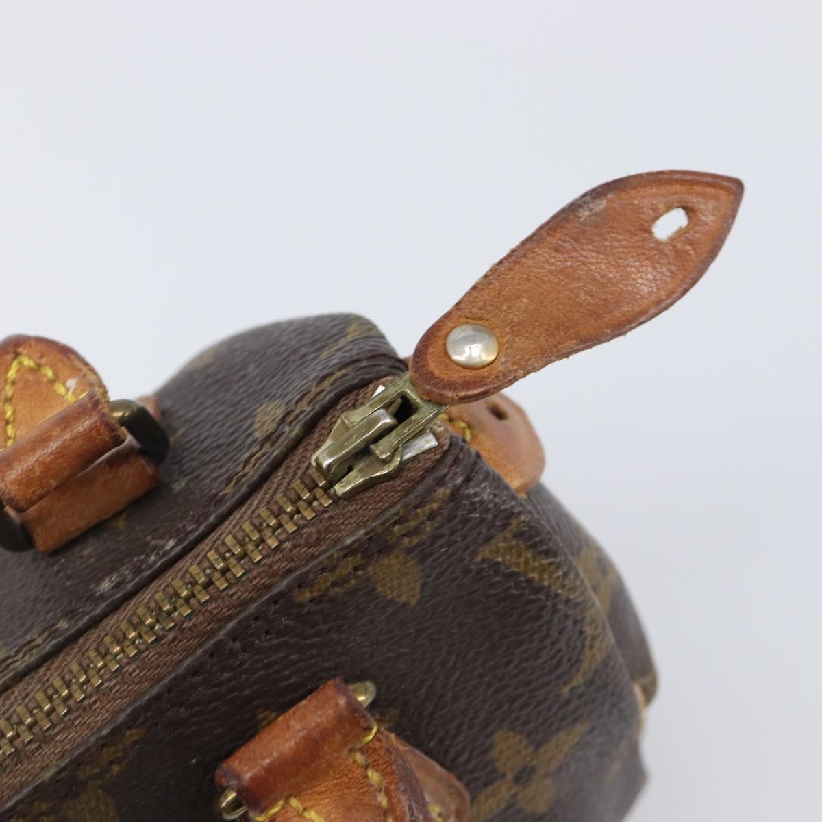 LOUIS VUITTON Monogram Mini Speedy Hand Bag M41534 LV Auth 203029