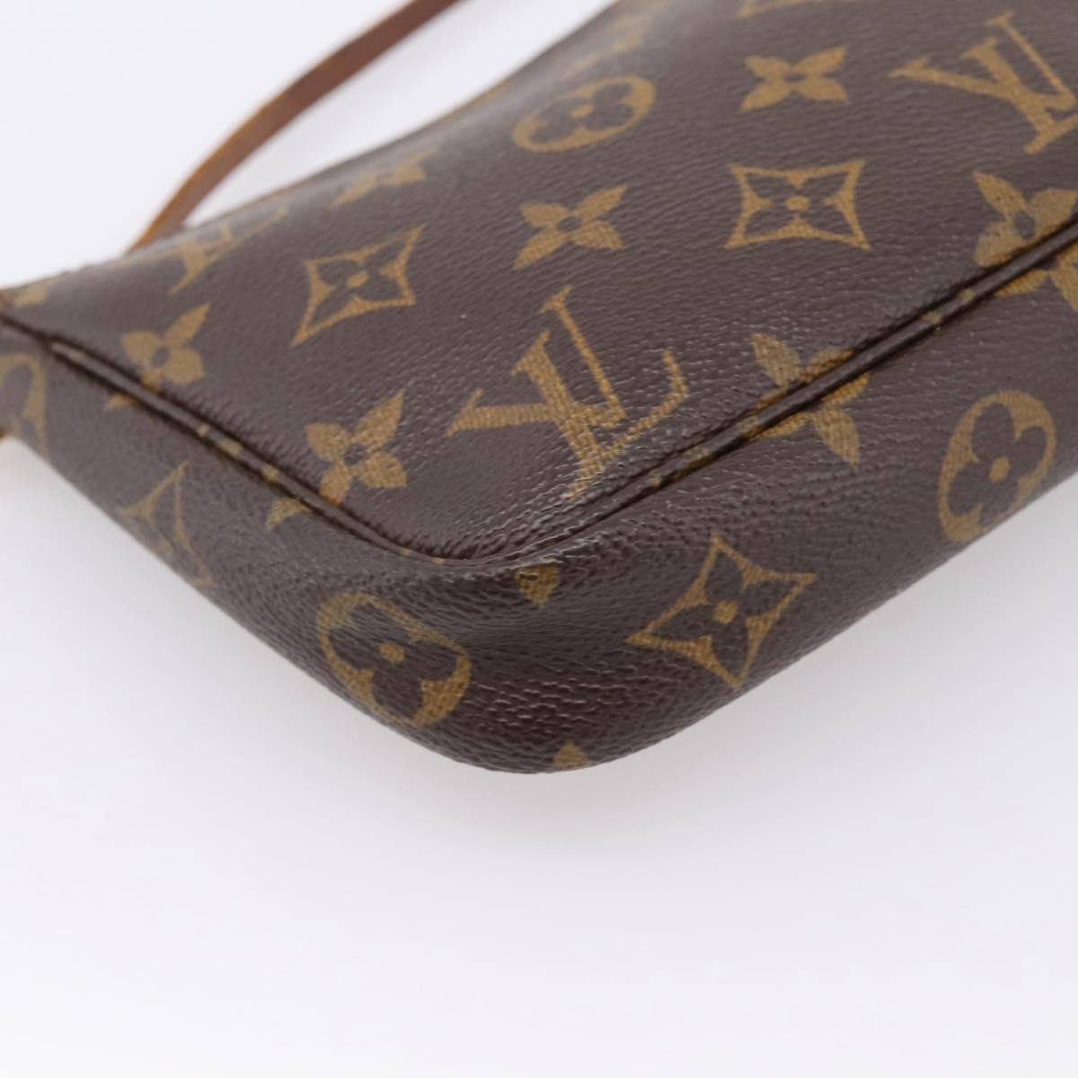 LOUIS VUITTON Monogram Pochette Accessoires Pouch M51980 LV Auth 203030
