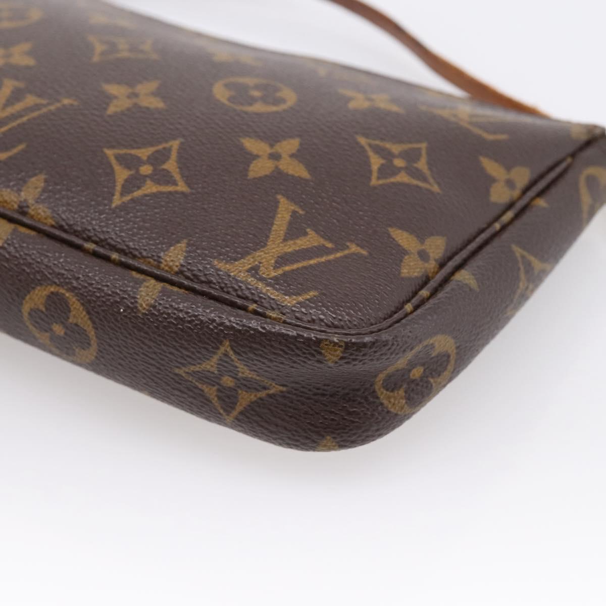 LOUIS VUITTON Monogram Pochette Accessoires Pouch M51980 LV Auth 203030