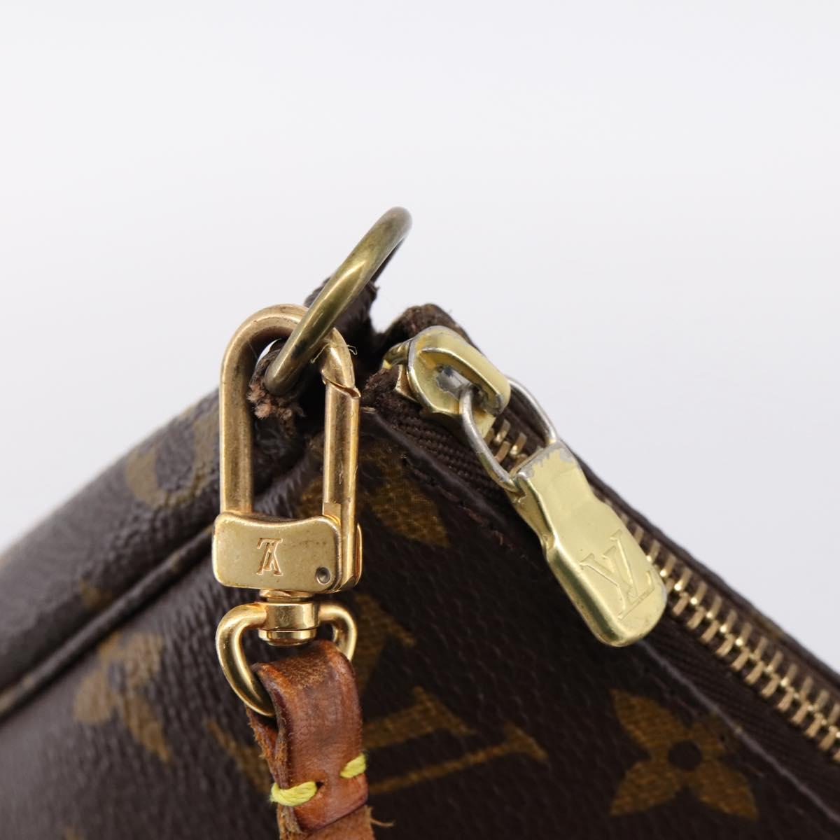LOUIS VUITTON Monogram Pochette Accessoires Pouch M51980 LV Auth 203030