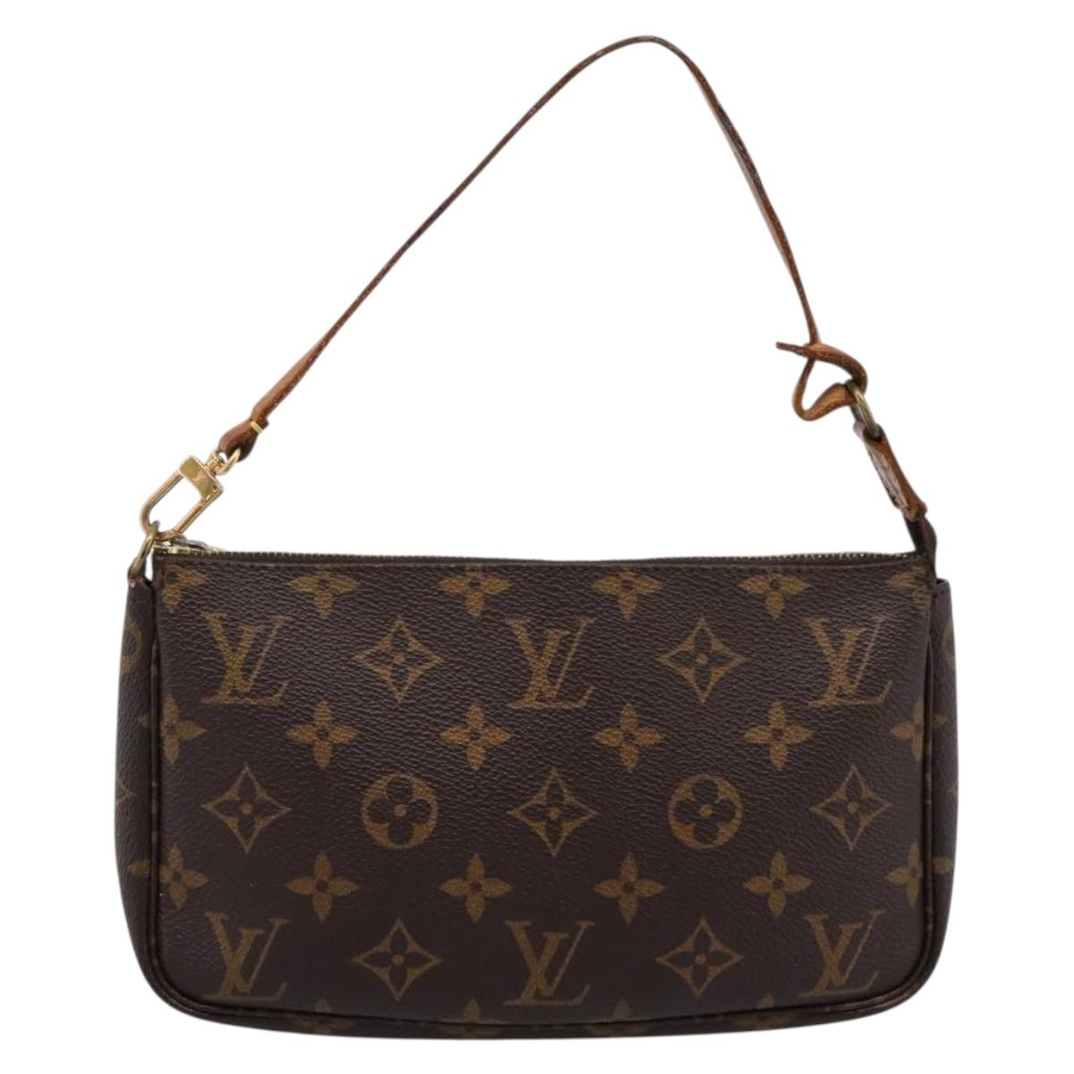 LOUIS VUITTON Monogram Pochette Accessoires Pouch M51980 LV Auth 203030