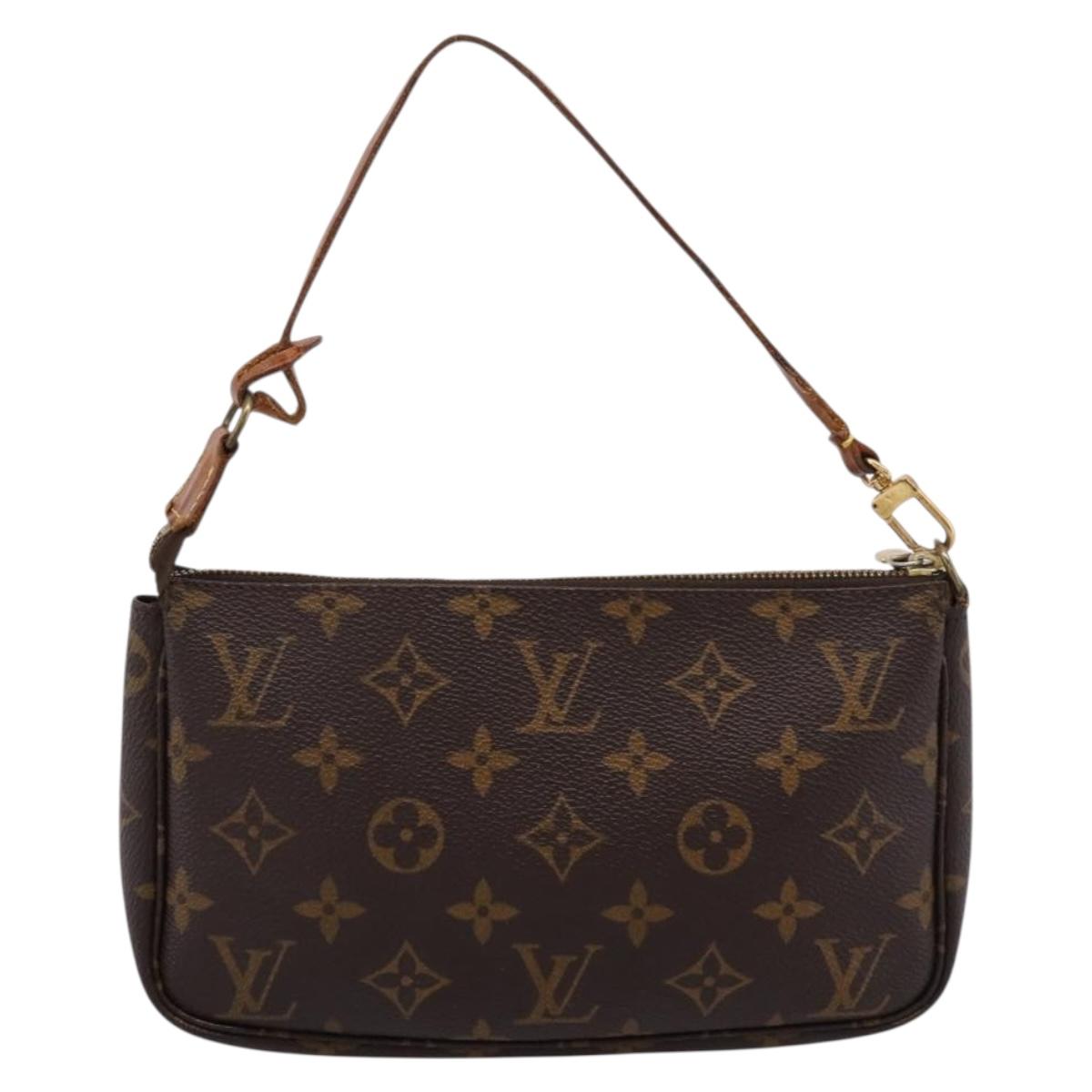 LOUIS VUITTON Monogram Pochette Accessoires Pouch M51980 LV Auth 203030