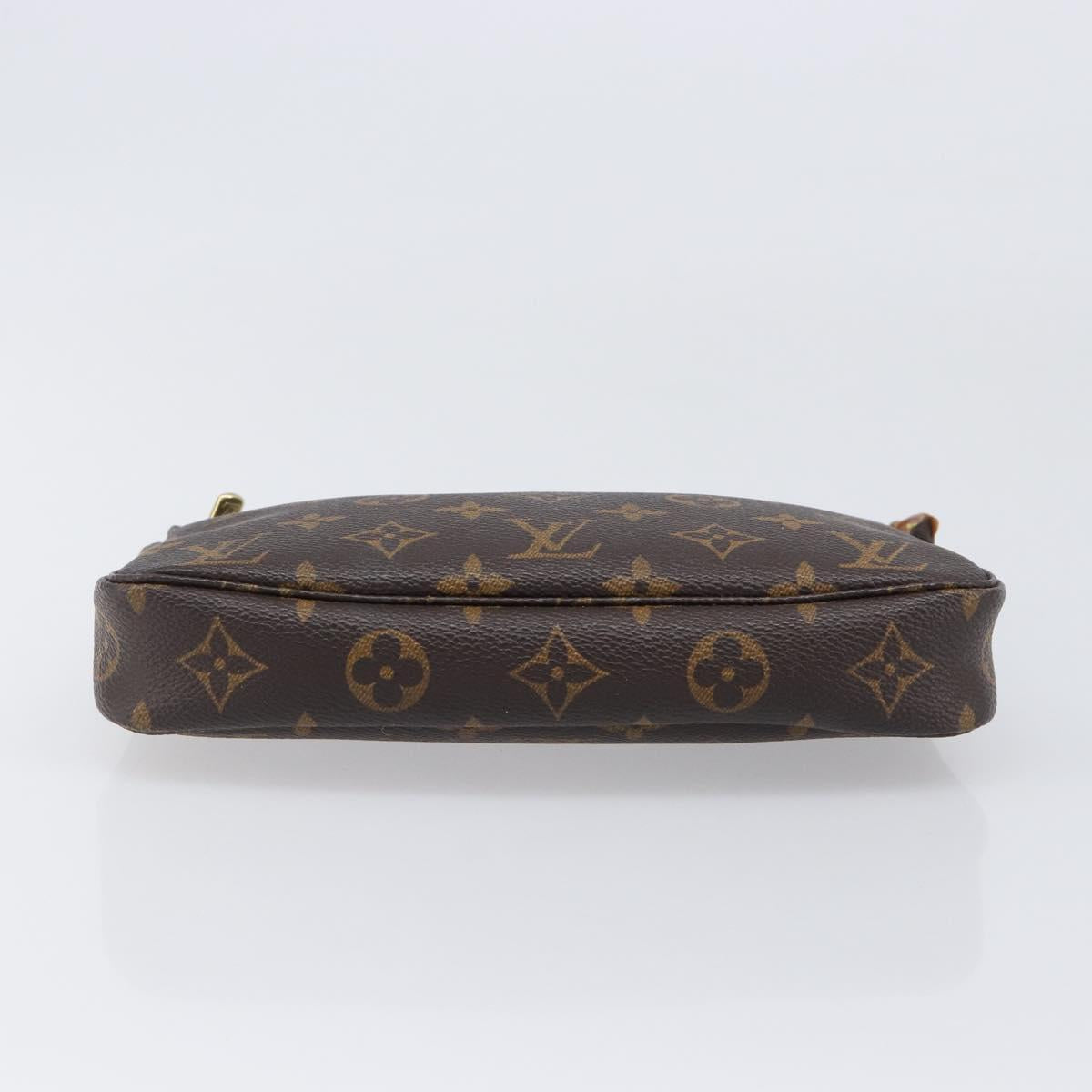 LOUIS VUITTON Monogram Pochette Accessoires Pouch M51980 LV Auth 203031