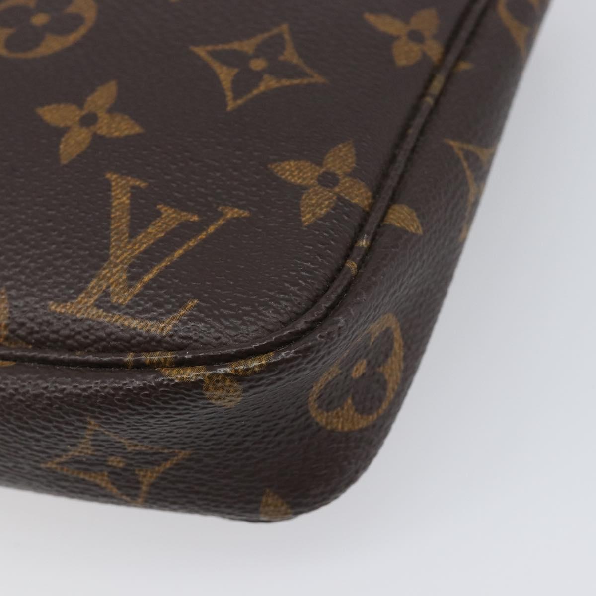 LOUIS VUITTON Monogram Pochette Accessoires Pouch M51980 LV Auth 203031