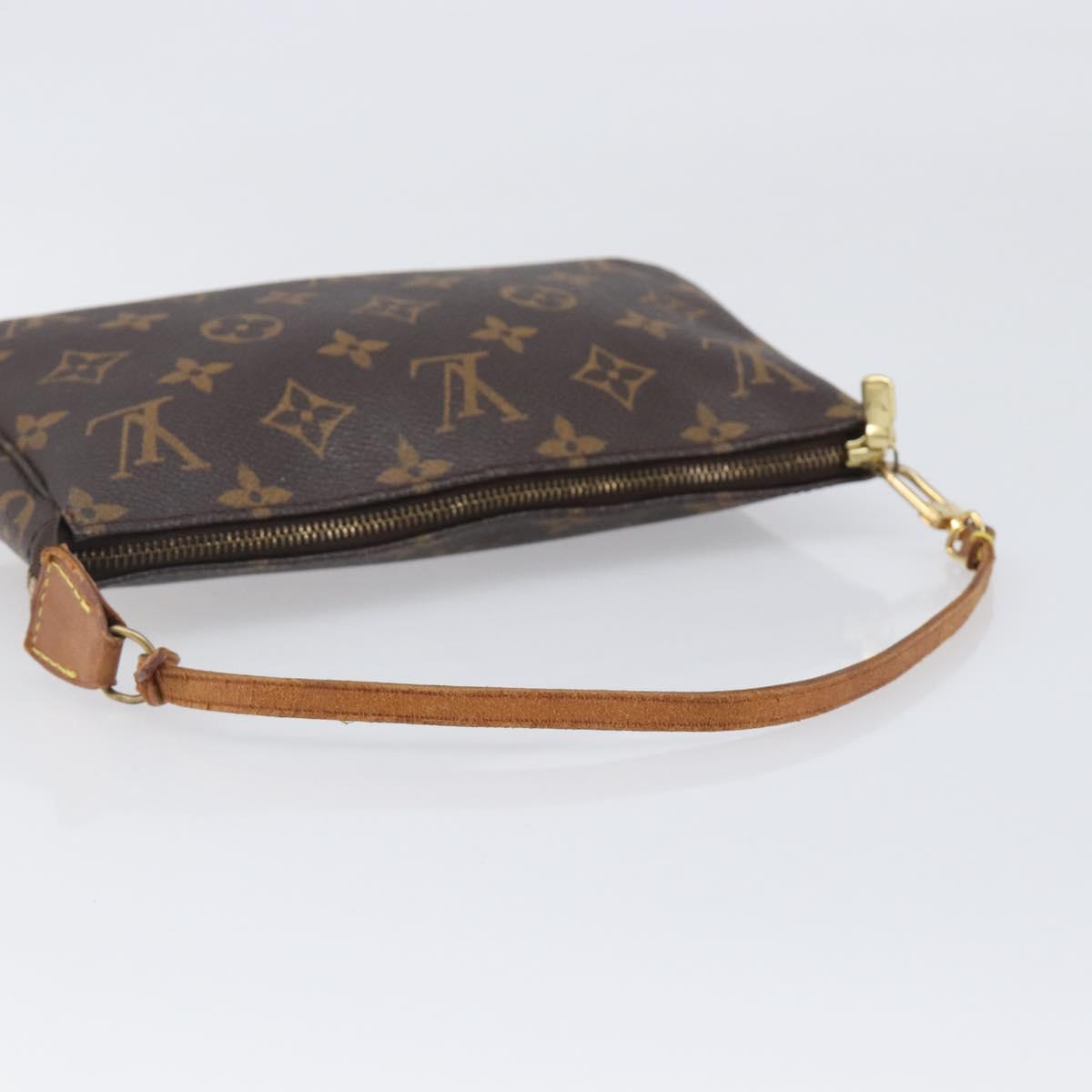 LOUIS VUITTON Monogram Pochette Accessoires Pouch M51980 LV Auth 203031