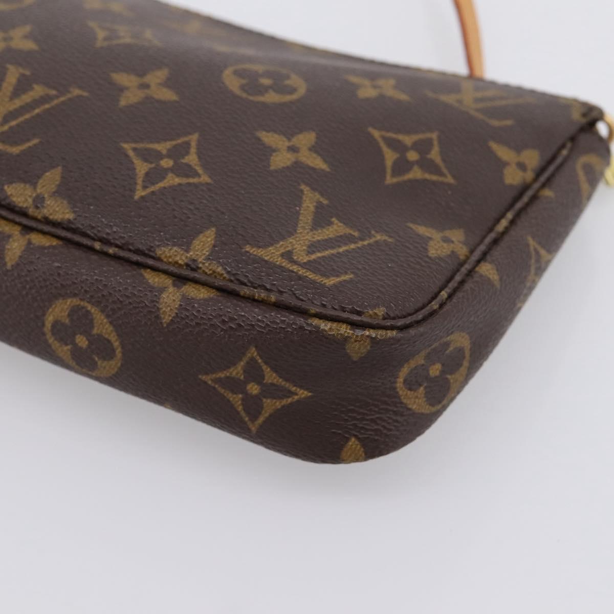 LOUIS VUITTON Monogram Pochette Accessoires Pouch M51980 LV Auth 203033A