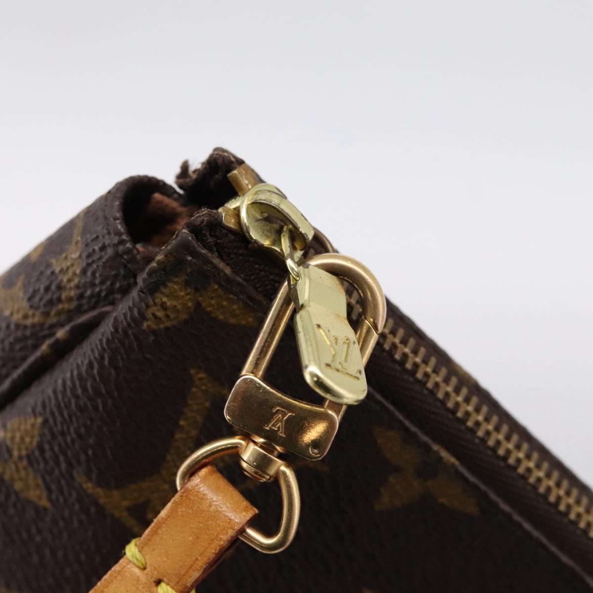 LOUIS VUITTON Monogram Pochette Accessoires Pouch M51980 LV Auth 203033A