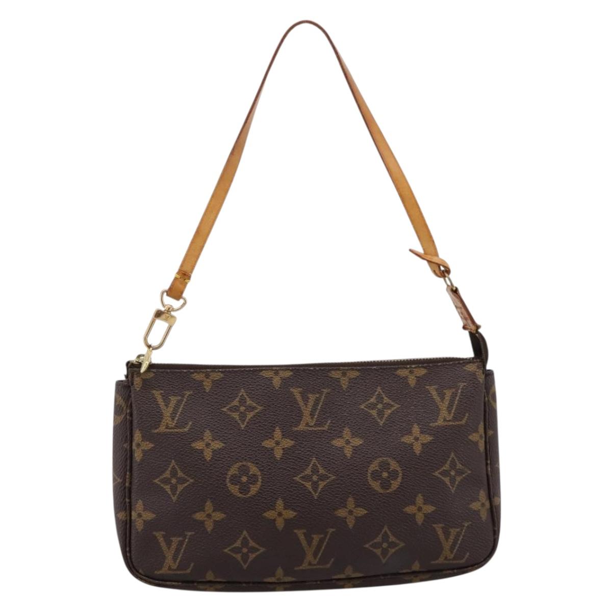 LOUIS VUITTON Monogram Pochette Accessoires Pouch M51980 LV Auth 203033A