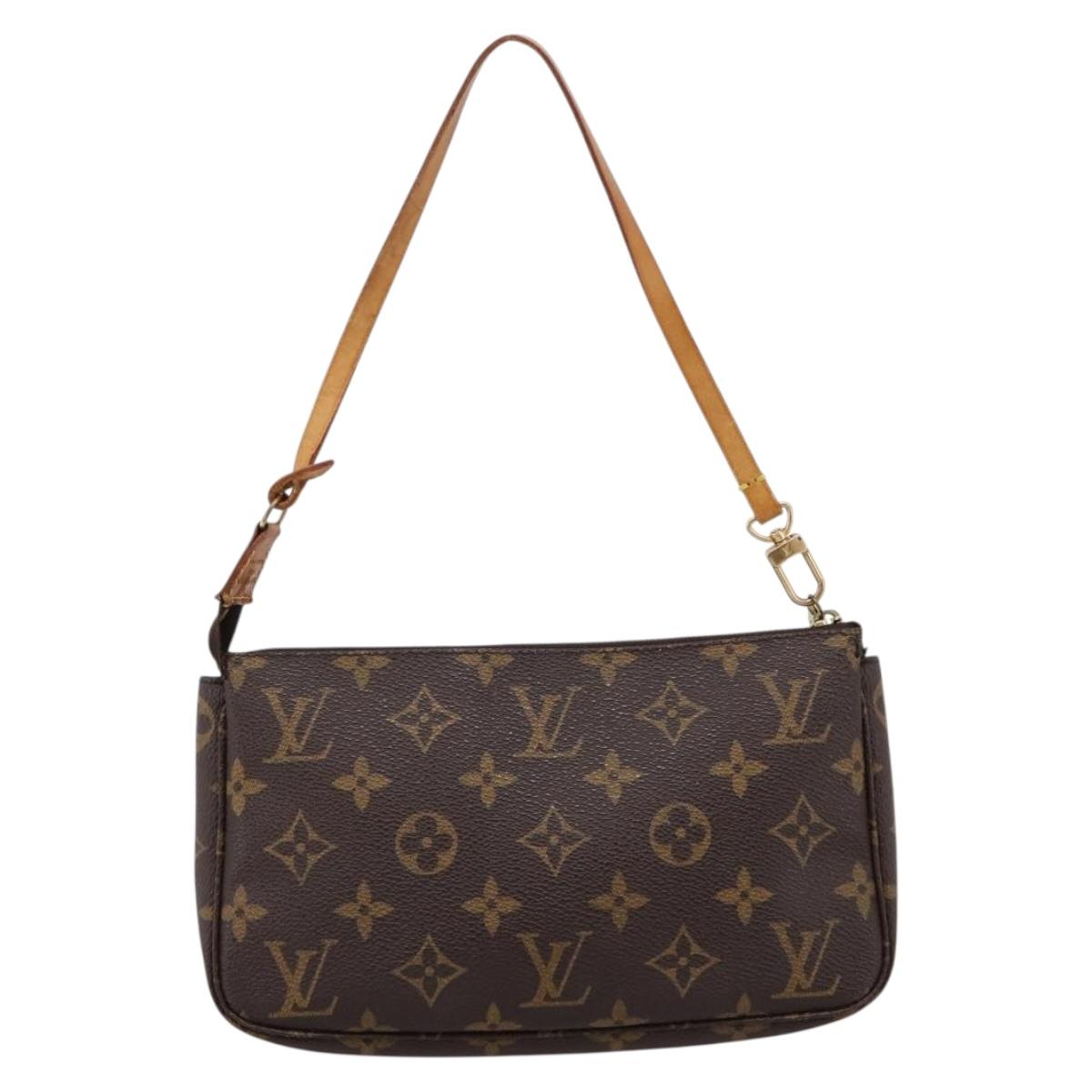 LOUIS VUITTON Monogram Pochette Accessoires Pouch M51980 LV Auth 203033A