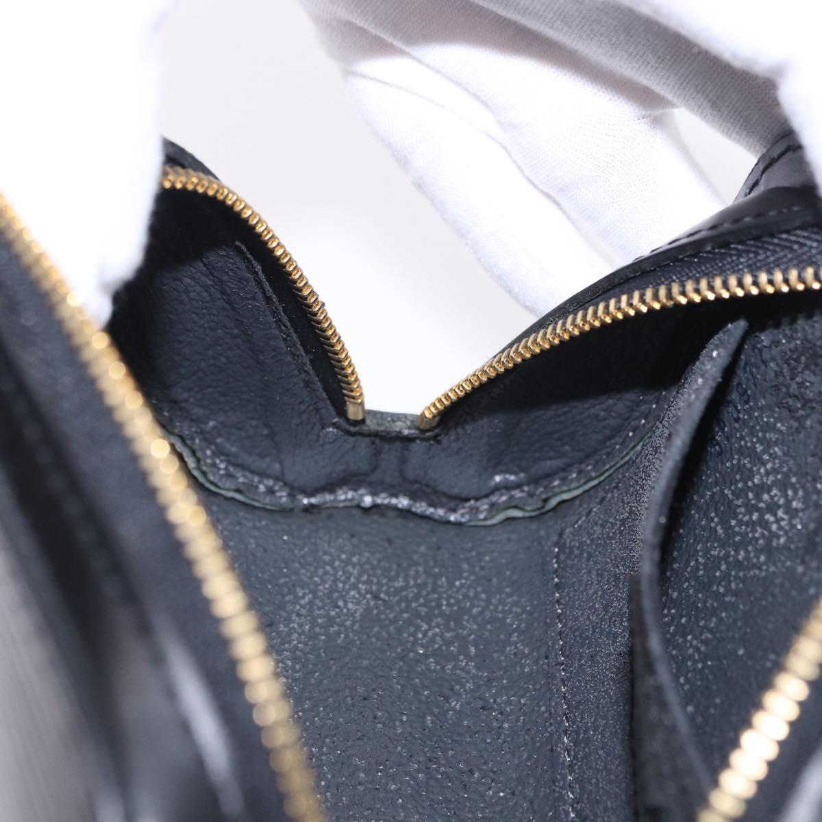 LOUIS VUITTON Epi Dauphine PM Pouch Black M48442 LV Auth 203037