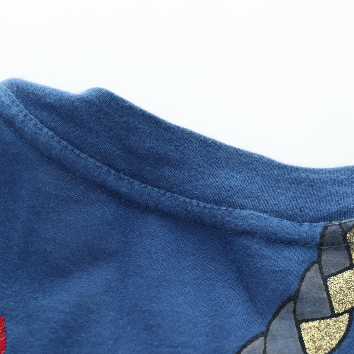 Christian Dior T Shirt cotton Blue Auth 203044M