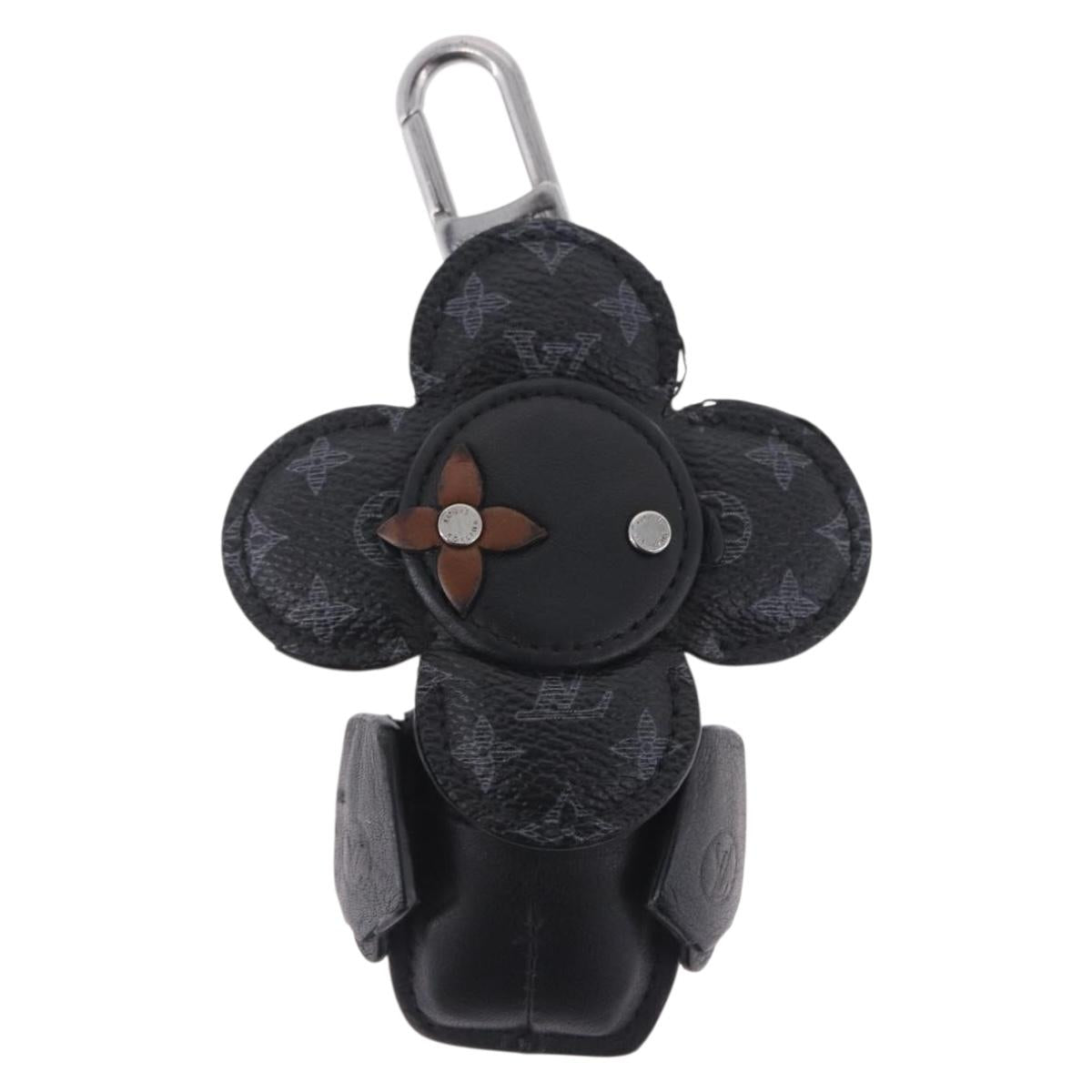 LOUIS VUITTON Eclipse Porte Cles De Vivienne Charm MP1998 LV Auth 203050