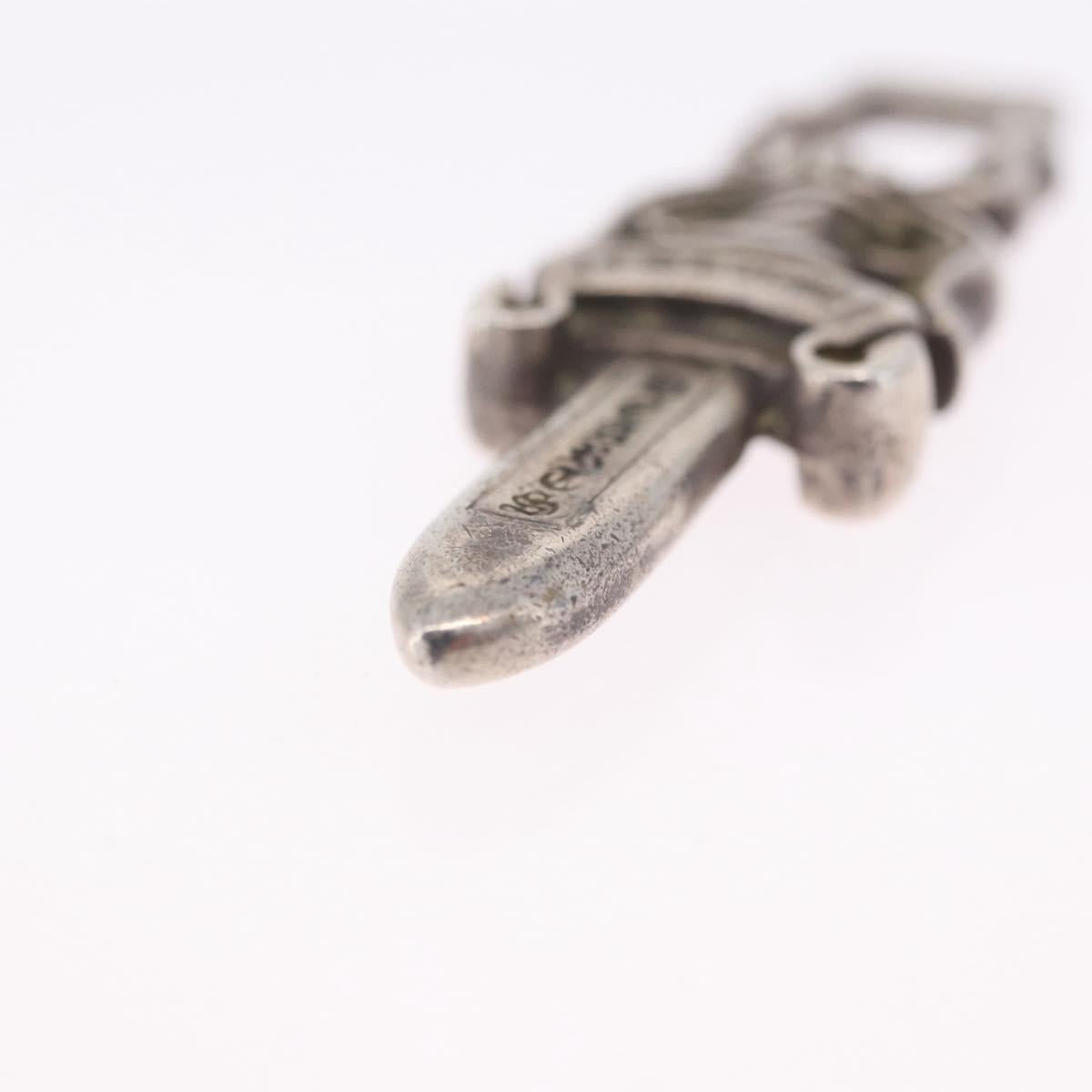 Chrome Hearts Dagger Pendant Top Ag925 Silver Auth 203052M
