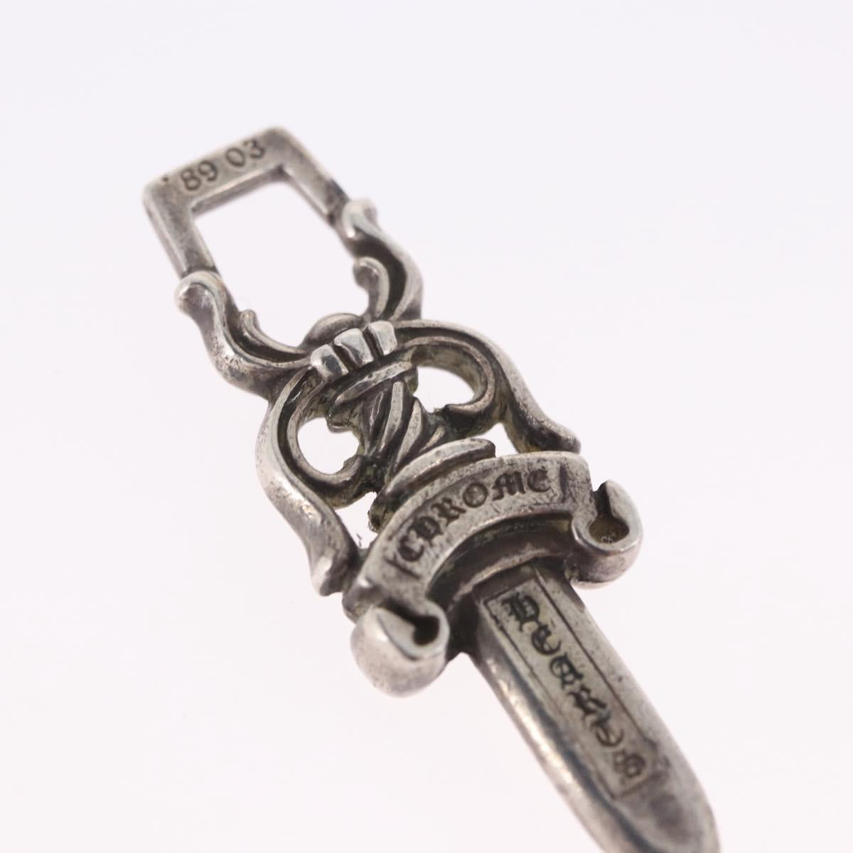 Chrome Hearts Dagger Pendant Top Ag925 Silver Auth 203052M