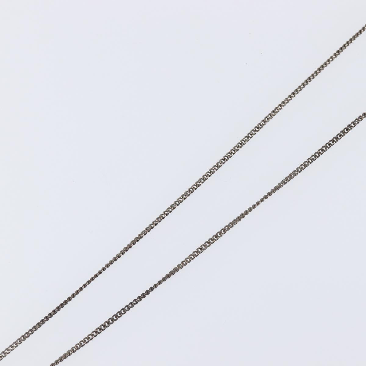 CHANEL Necklace Metal Pink CC Auth 203054