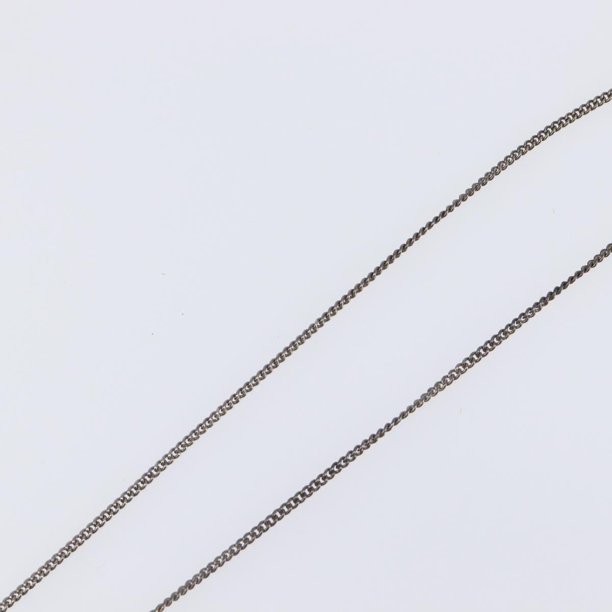 CHANEL Necklace Metal Pink CC Auth 203054