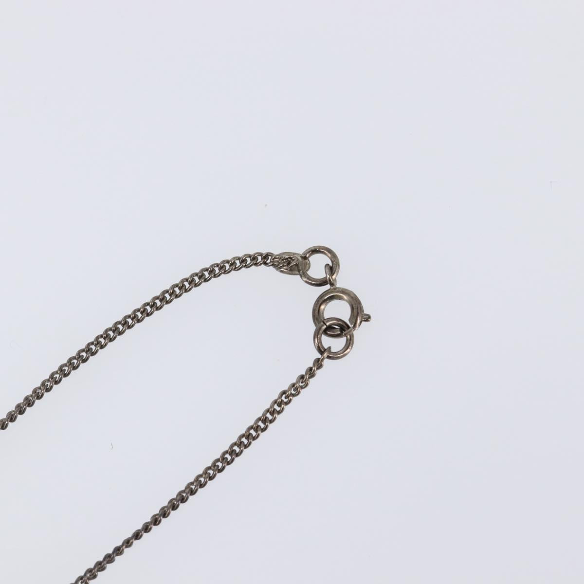 CHANEL Necklace Metal Pink CC Auth 203054