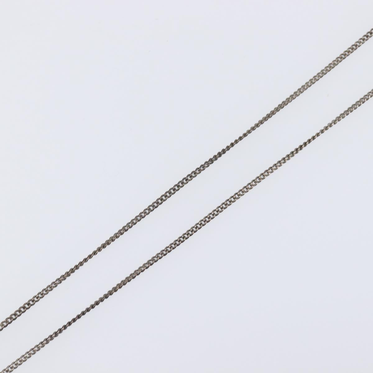 CHANEL Necklace Metal Pink CC Auth 203054