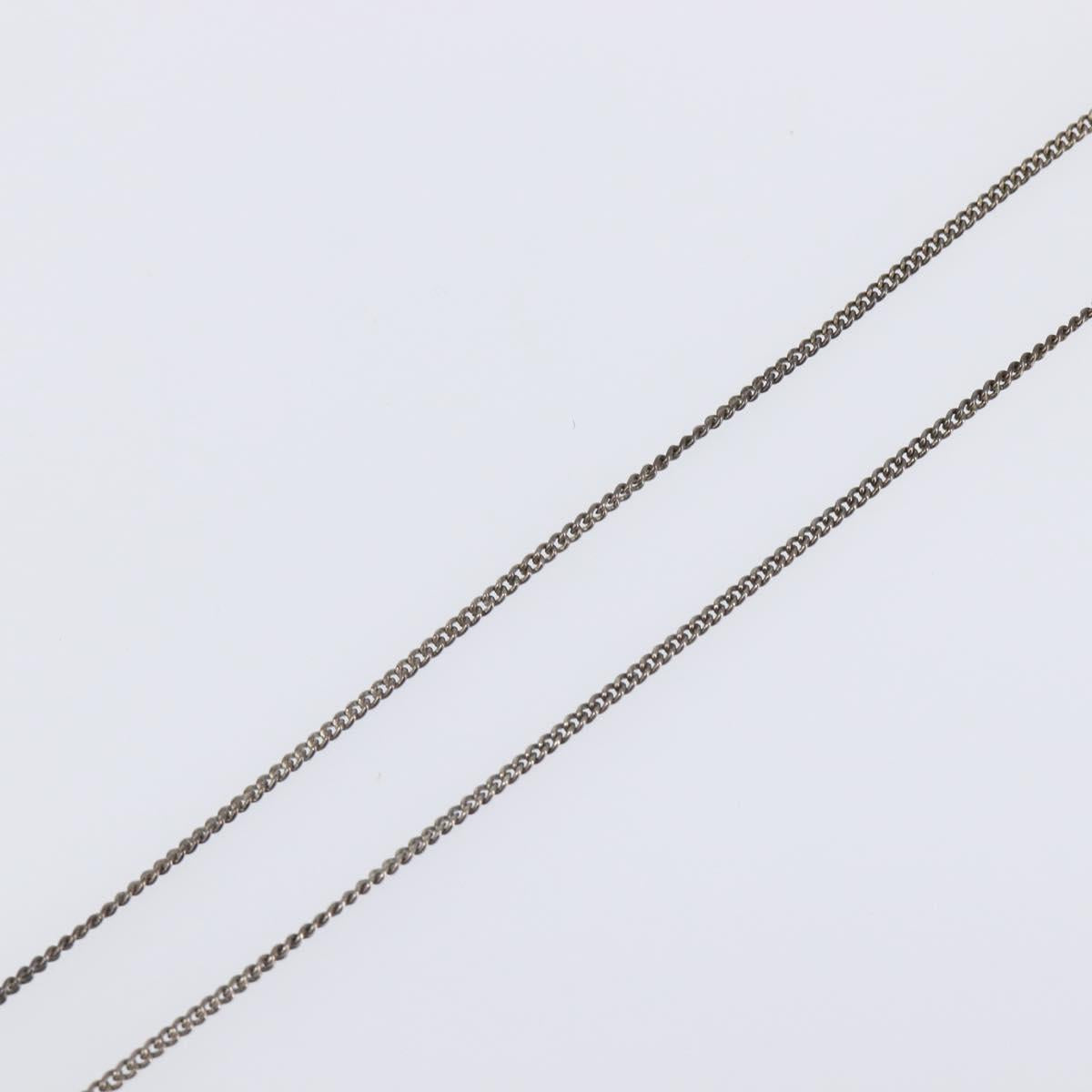 CHANEL Necklace Metal Pink CC Auth 203054