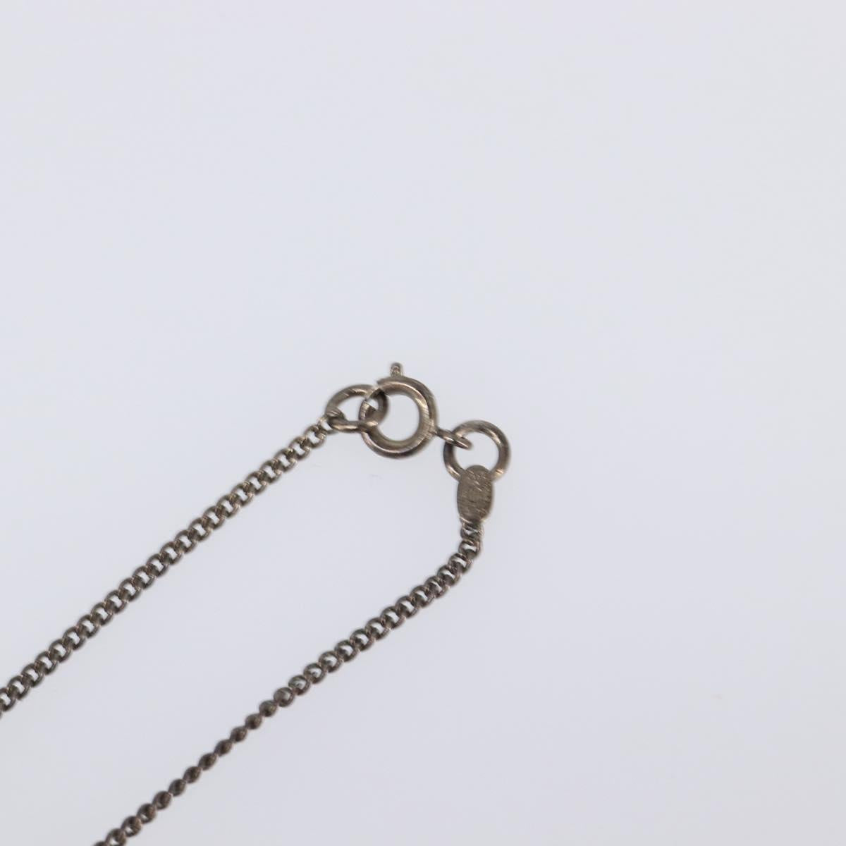 CHANEL Necklace Metal Pink CC Auth 203054