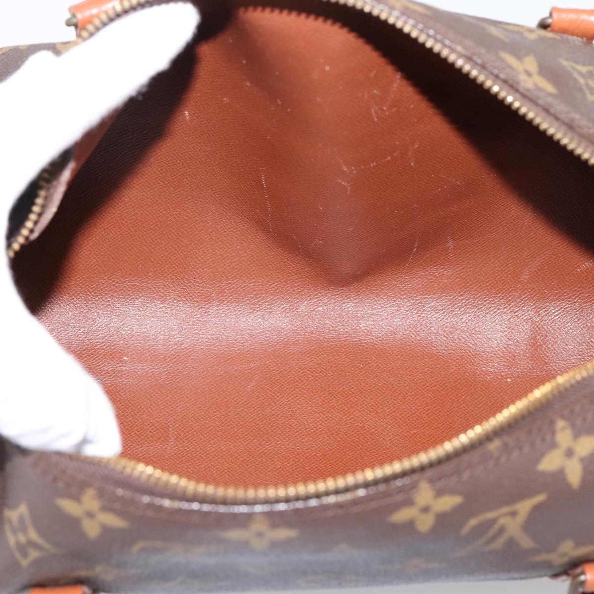 LOUIS VUITTON Monogram Papillon 30 Hand Bag Vintage M51365 LV Auth 203063A