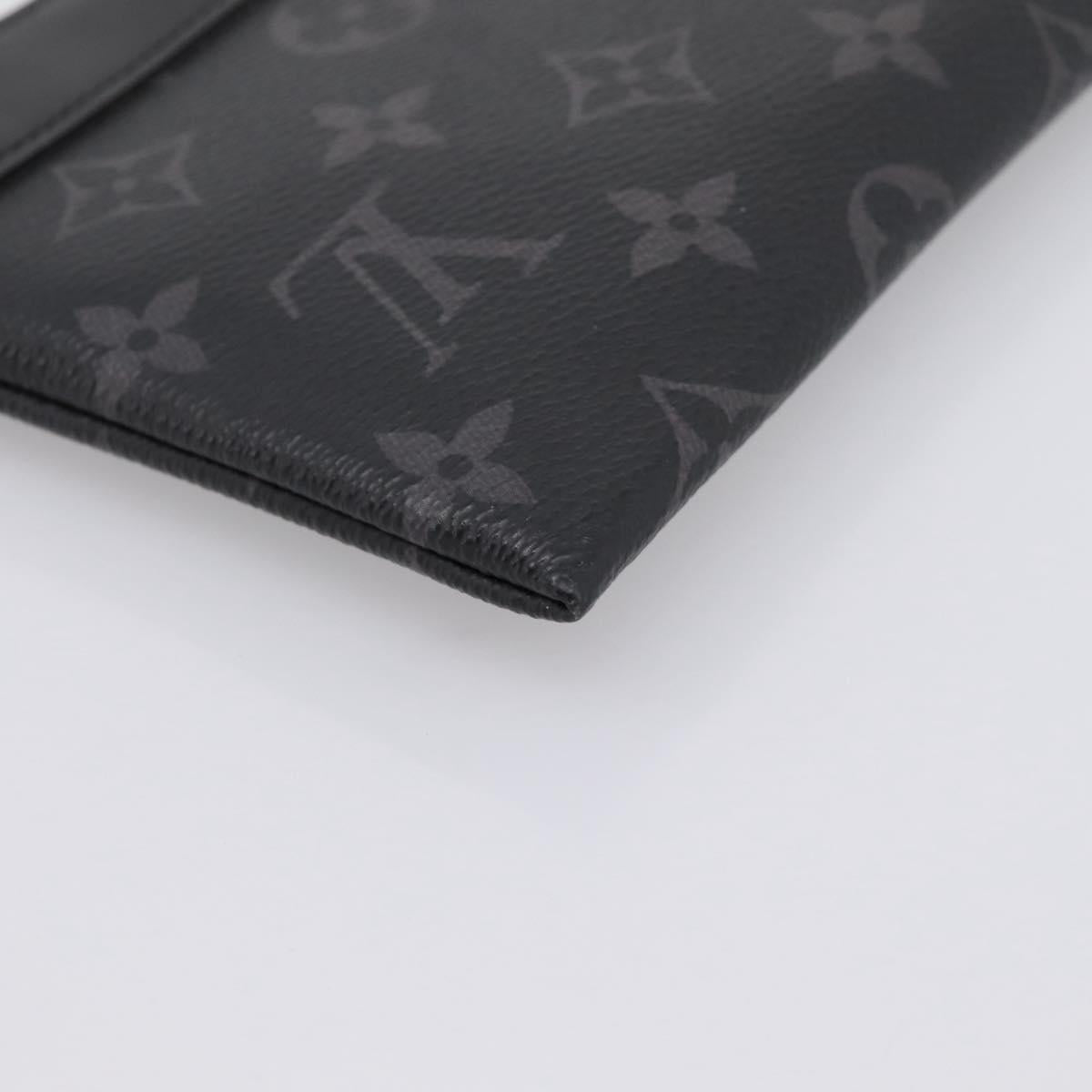 LOUIS VUITTON Monogram Eclipse Pochette Discovery PM Pouch M44323 LV Auth 203067
