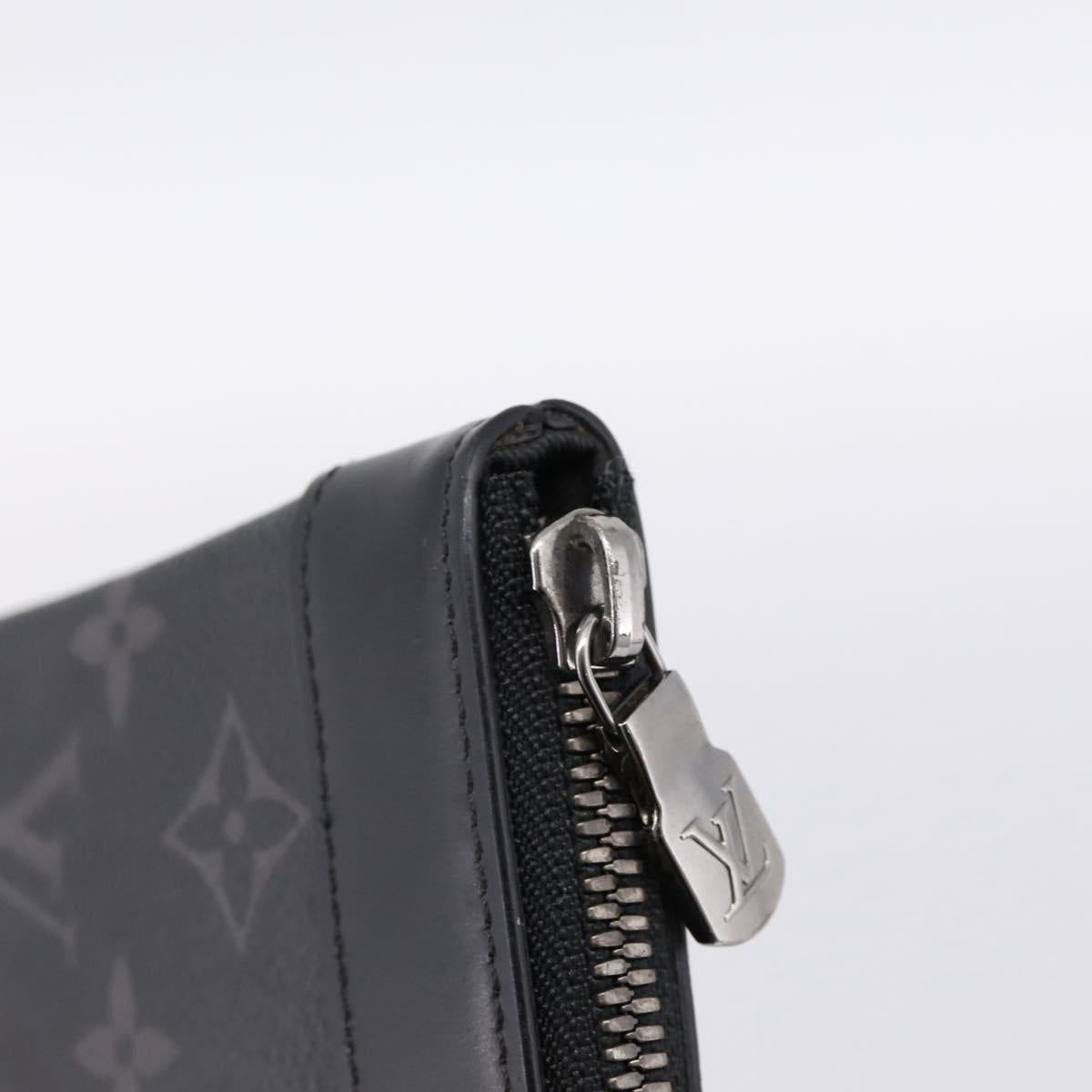 LOUIS VUITTON Monogram Eclipse Pochette Discovery PM Pouch M44323 LV Auth 203067