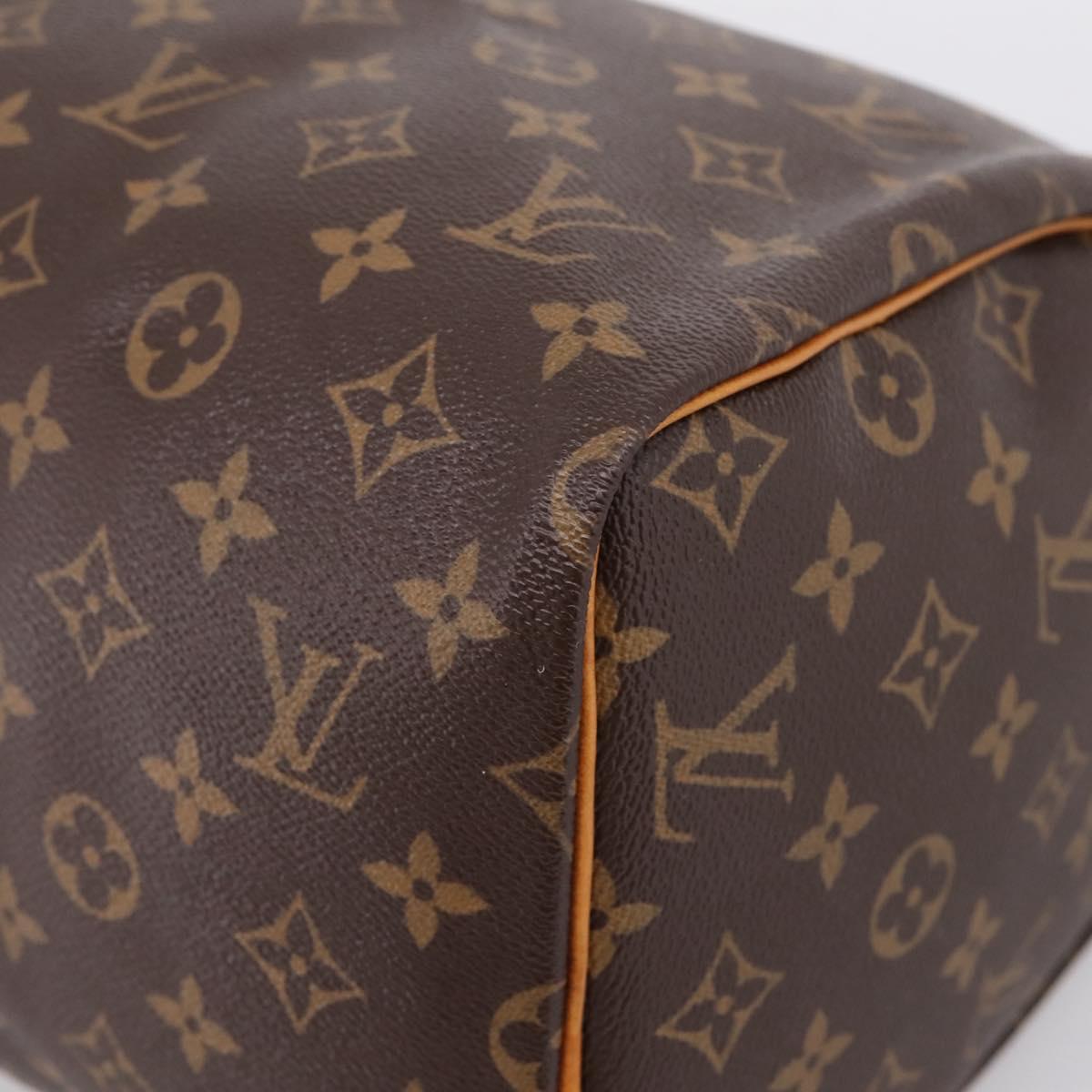 LOUIS VUITTON Monogram Speedy 30 Hand Bag M41526 LV Auth 203068