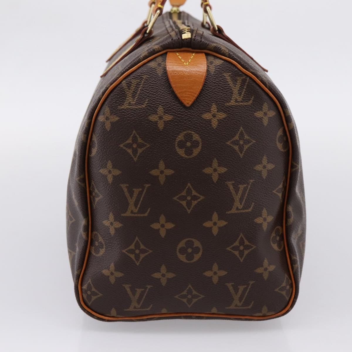 LOUIS VUITTON Monogram Speedy 30 Hand Bag M41526 LV Auth 203068