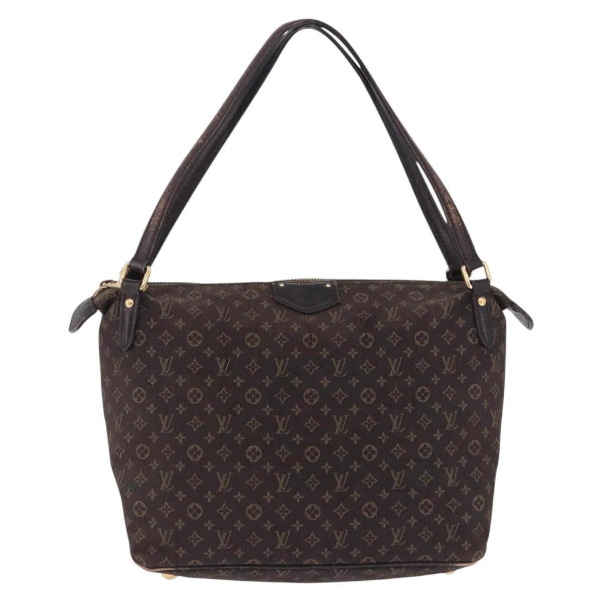 LOUIS VUITTON Monogram Idylle Ballad PM Tote Bag Ebene M40573 LV Auth 203069