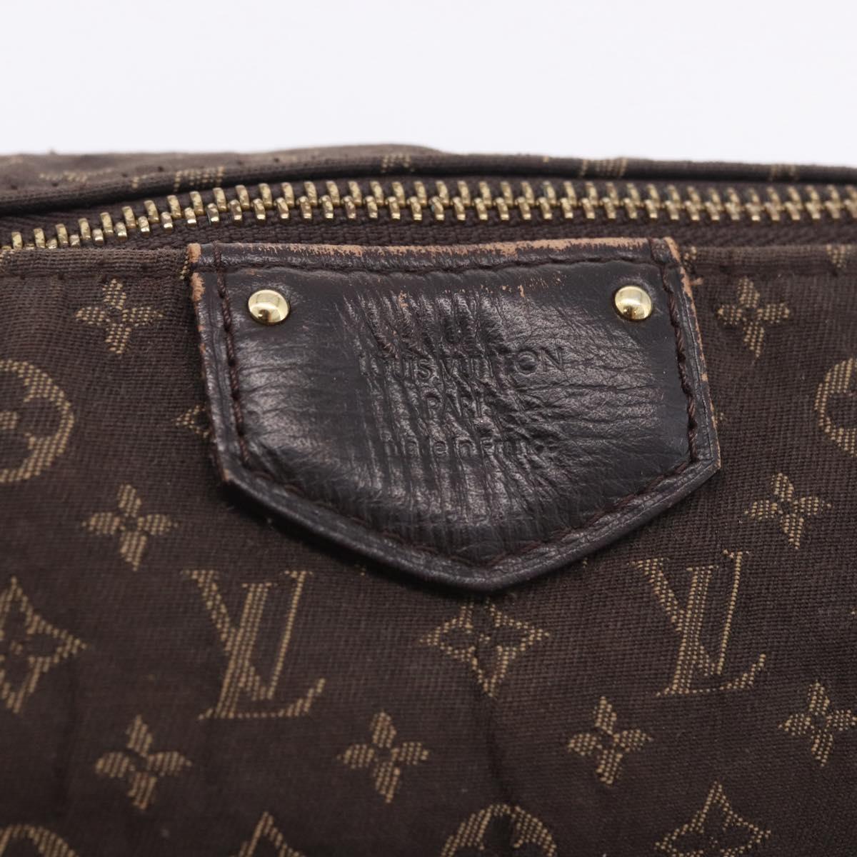 LOUIS VUITTON Monogram Idylle Ballad PM Tote Bag Ebene M40573 LV Auth 203069