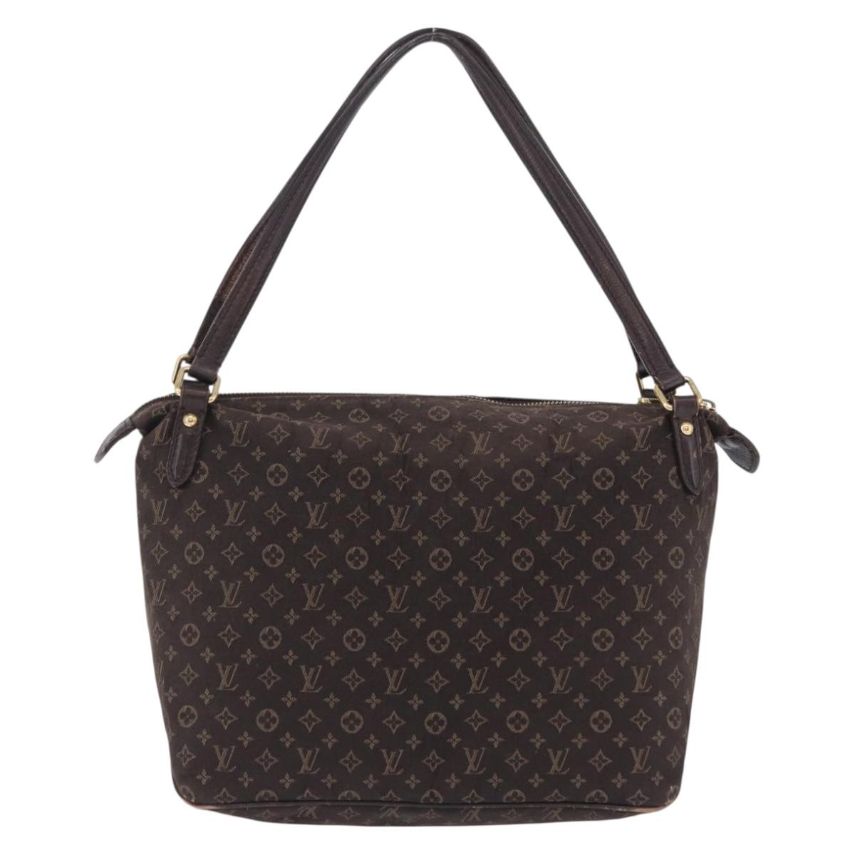 LOUIS VUITTON Monogram Idylle Ballad PM Tote Bag Ebene M40573 LV Auth 203069