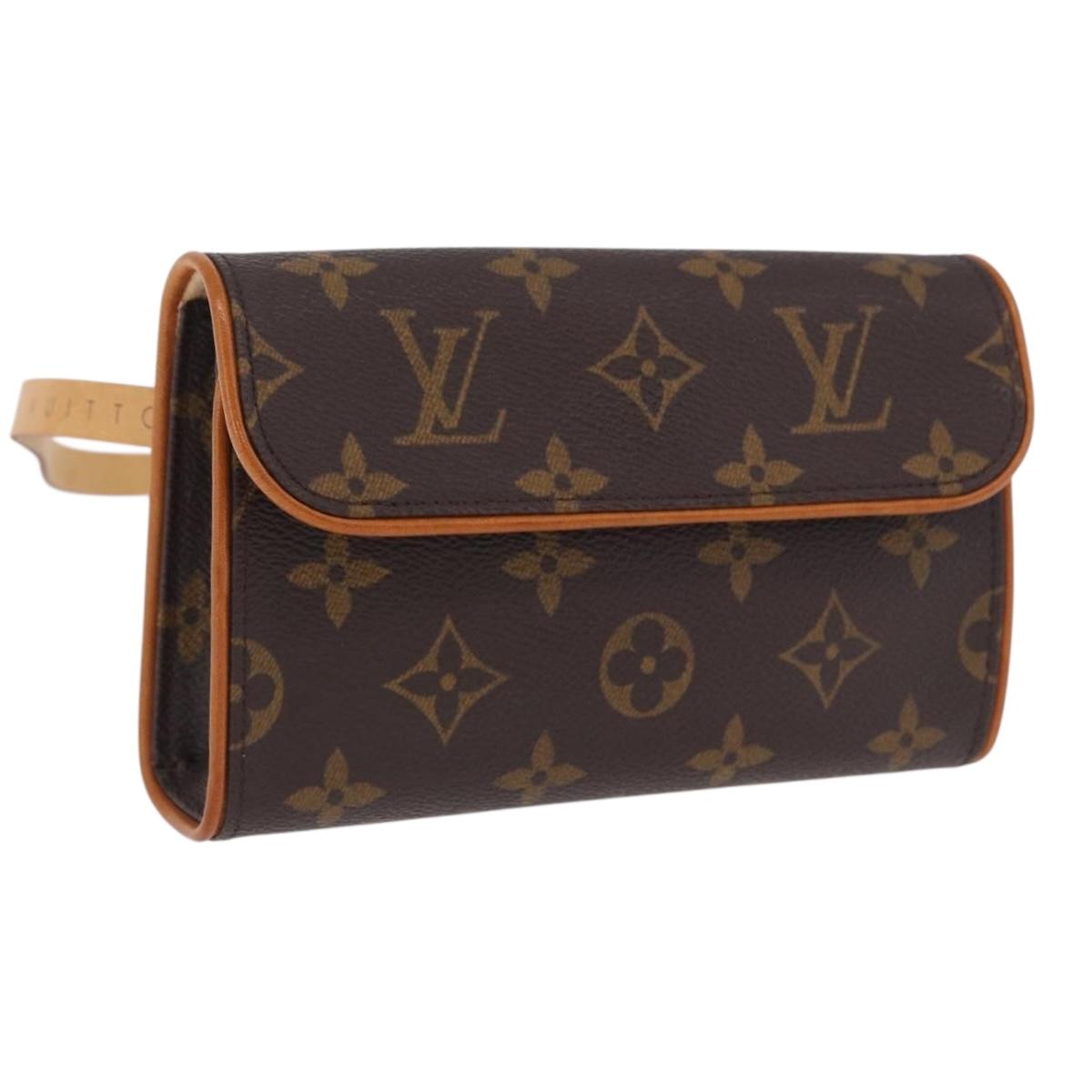 LOUIS VUITTON Monogram Pochette Florentine Waist Bag M51855 LV Auth 203071V