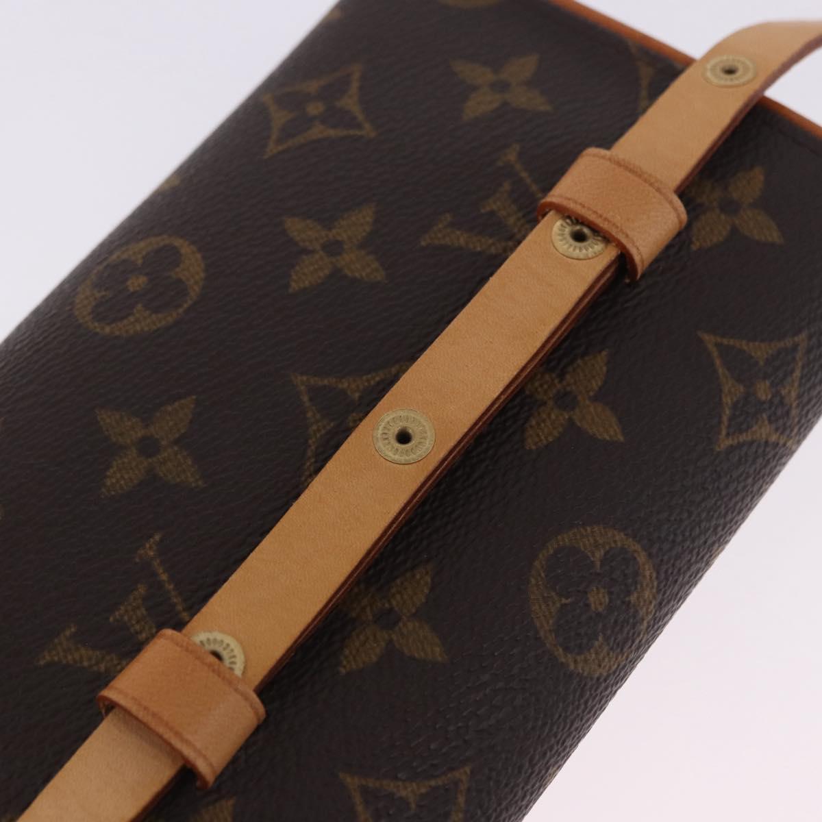 LOUIS VUITTON Monogram Pochette Florentine Waist Bag M51855 LV Auth 203071V