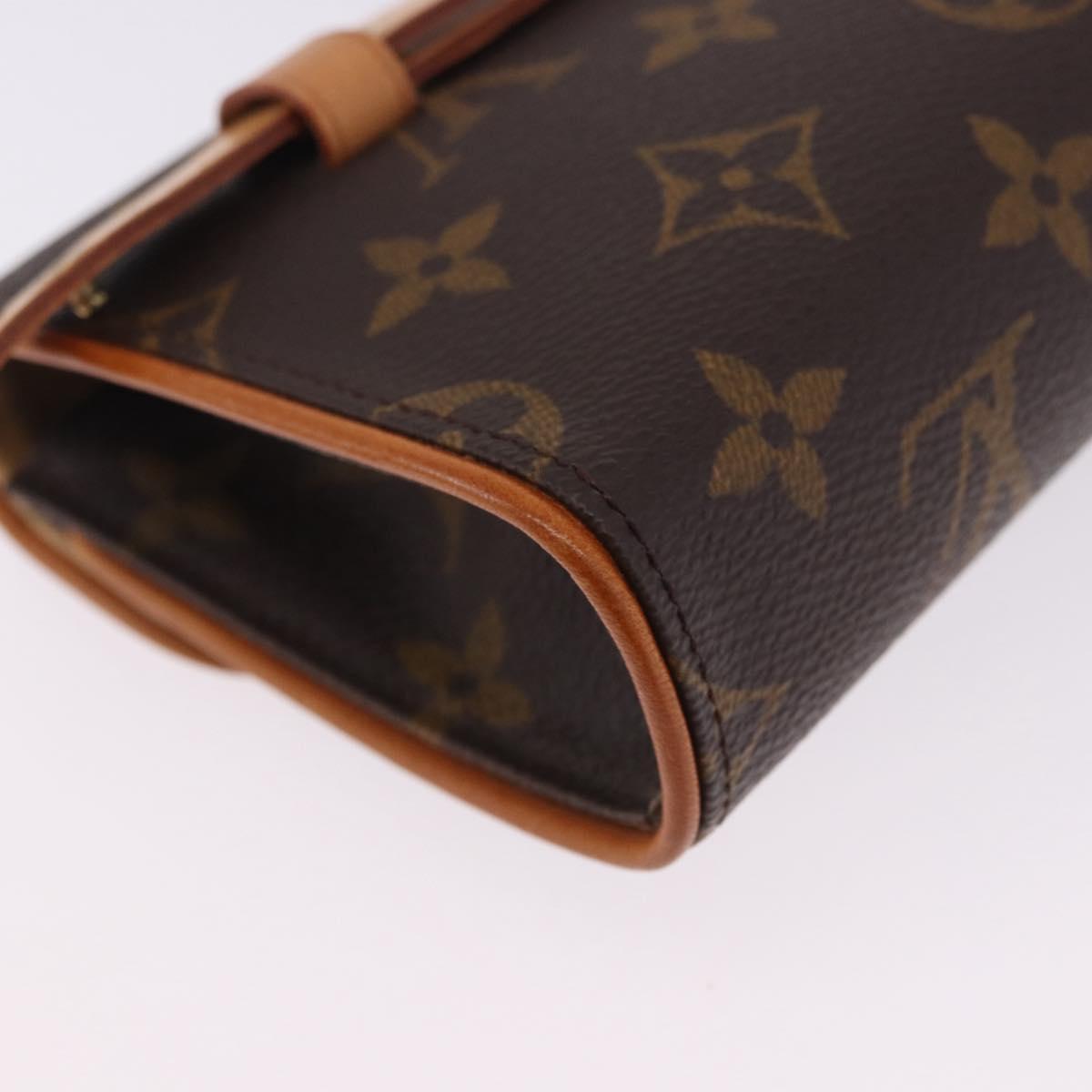 LOUIS VUITTON Monogram Pochette Florentine Waist Bag M51855 LV Auth 203071V