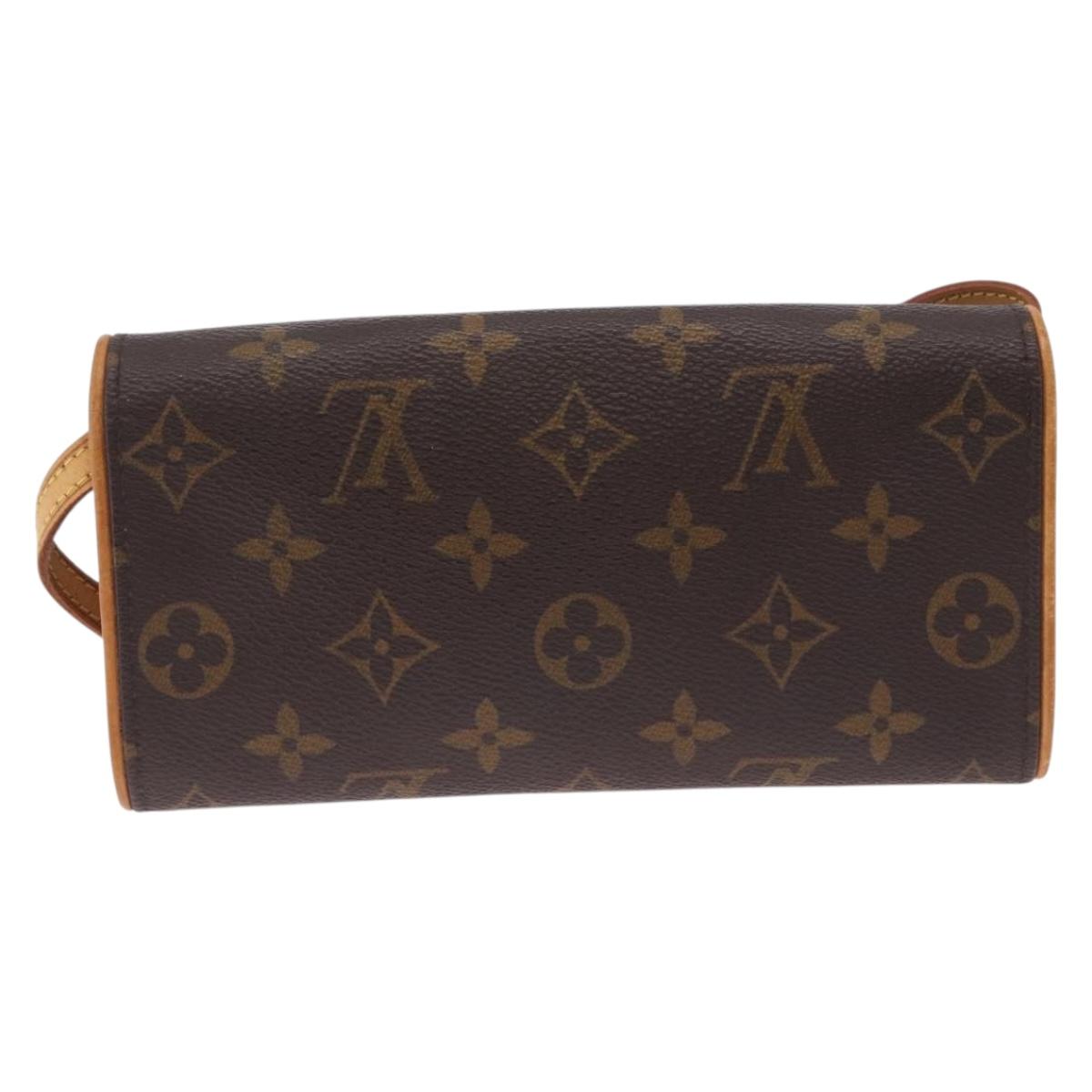 LOUIS VUITTON Monogram Pochette Twin PM Shoulder Bag M51854 LV Auth 203072A