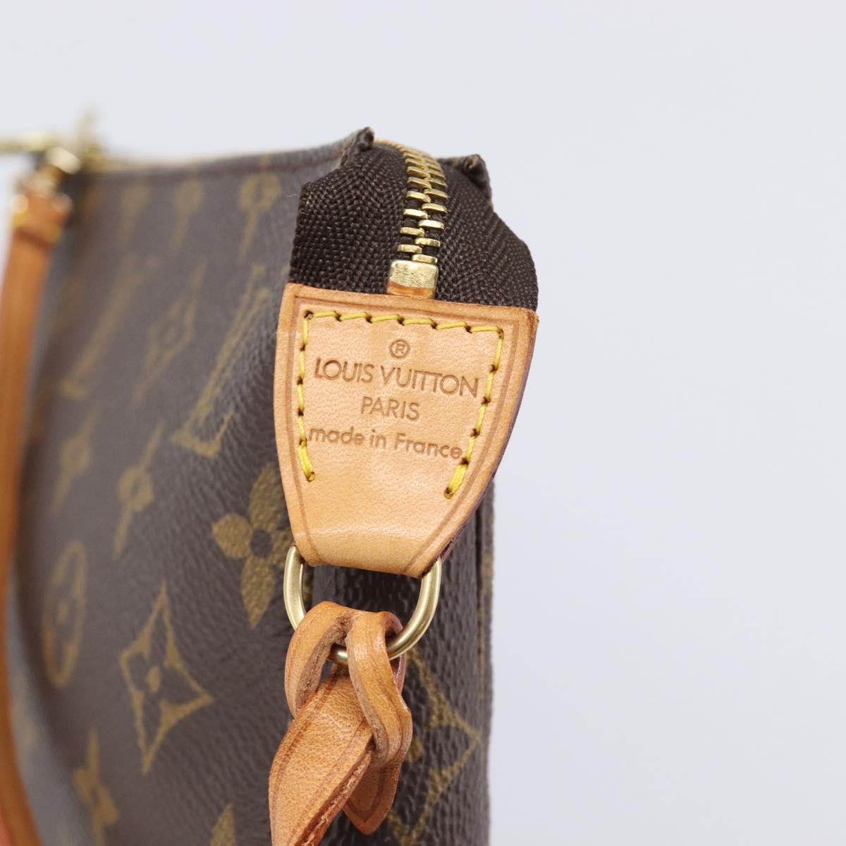 LOUIS VUITTON Monogram Pochette Accessoires Pouch M51980 LV Auth 203073V