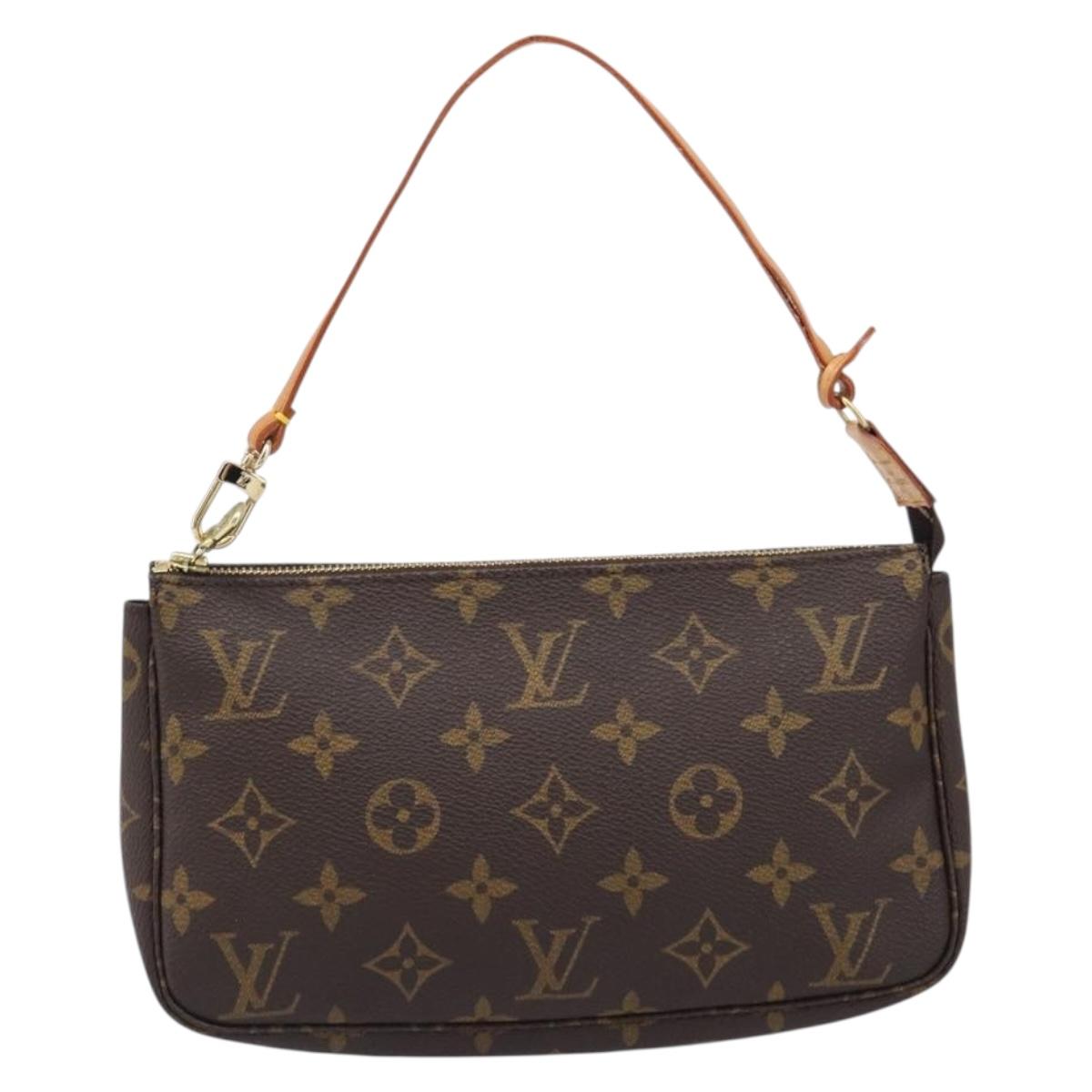 LOUIS VUITTON Monogram Pochette Accessoires Pouch M51980 LV Auth 203073V