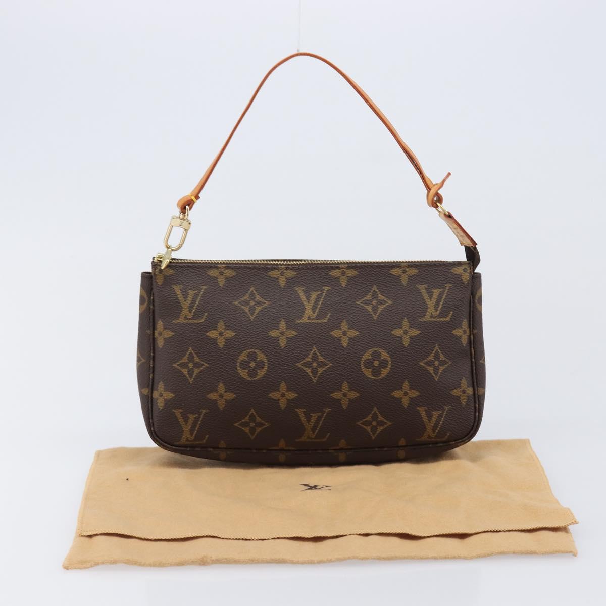 LOUIS VUITTON Monogram Pochette Accessoires Pouch M51980 LV Auth 203073V