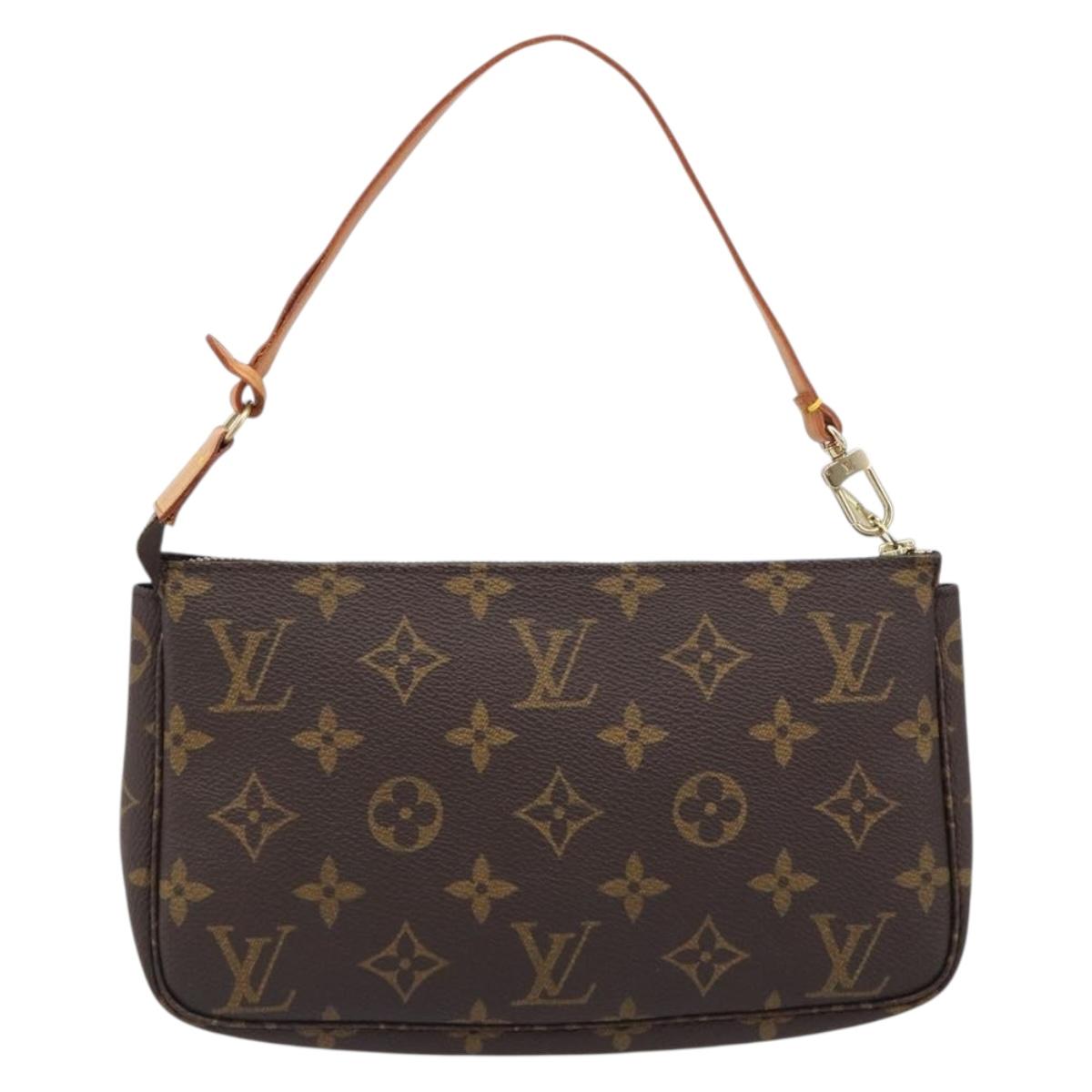 LOUIS VUITTON Monogram Pochette Accessoires Pouch M51980 LV Auth 203073V
