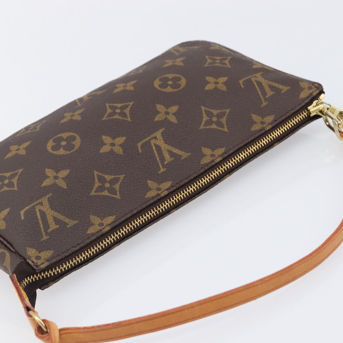 LOUIS VUITTON Monogram Pochette Accessoires Pouch M51980 LV Auth 203073V