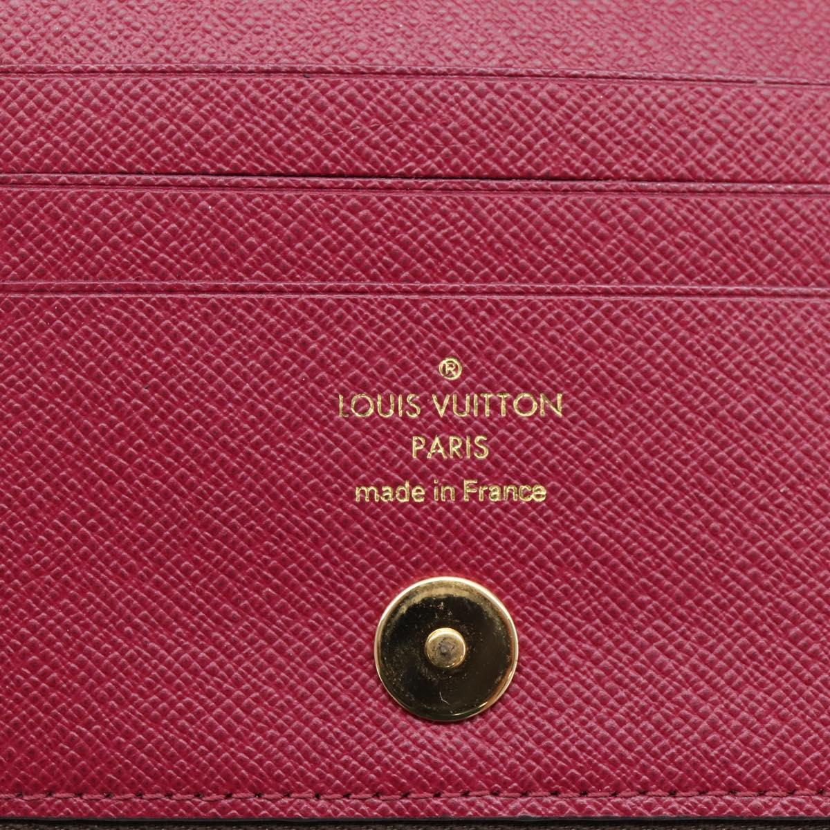 LOUIS VUITTON Monogram Portefeuille Adele Wallet LV Auth 203087A