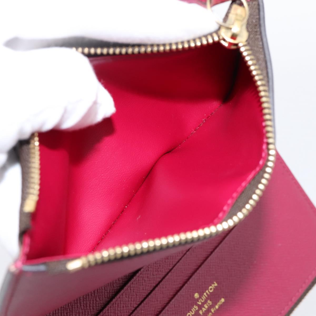 LOUIS VUITTON Monogram Portefeuille Adele Wallet LV Auth 203087A