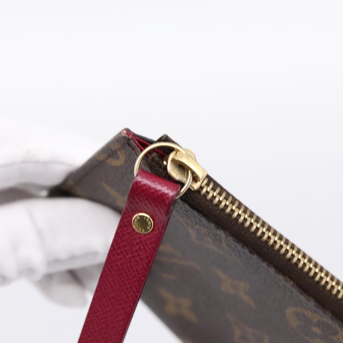 LOUIS VUITTON Monogram Portefeuille Adele Wallet LV Auth 203087A