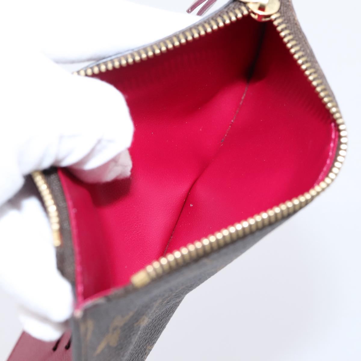 LOUIS VUITTON Monogram Portefeuille Adele Wallet LV Auth 203087A