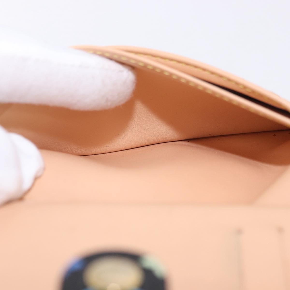 LOUIS VUITTON Monogram Multicolor Portefeuille Viennois Black M92988 Auth 203092