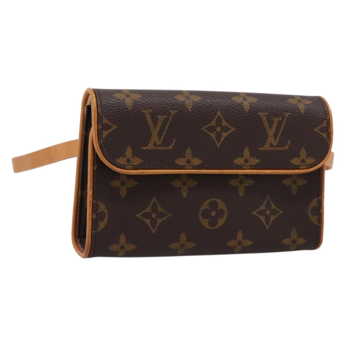 LOUIS VUITTON Monogram Pochette Florentine Waist Bag M51855 LV Auth 203093A