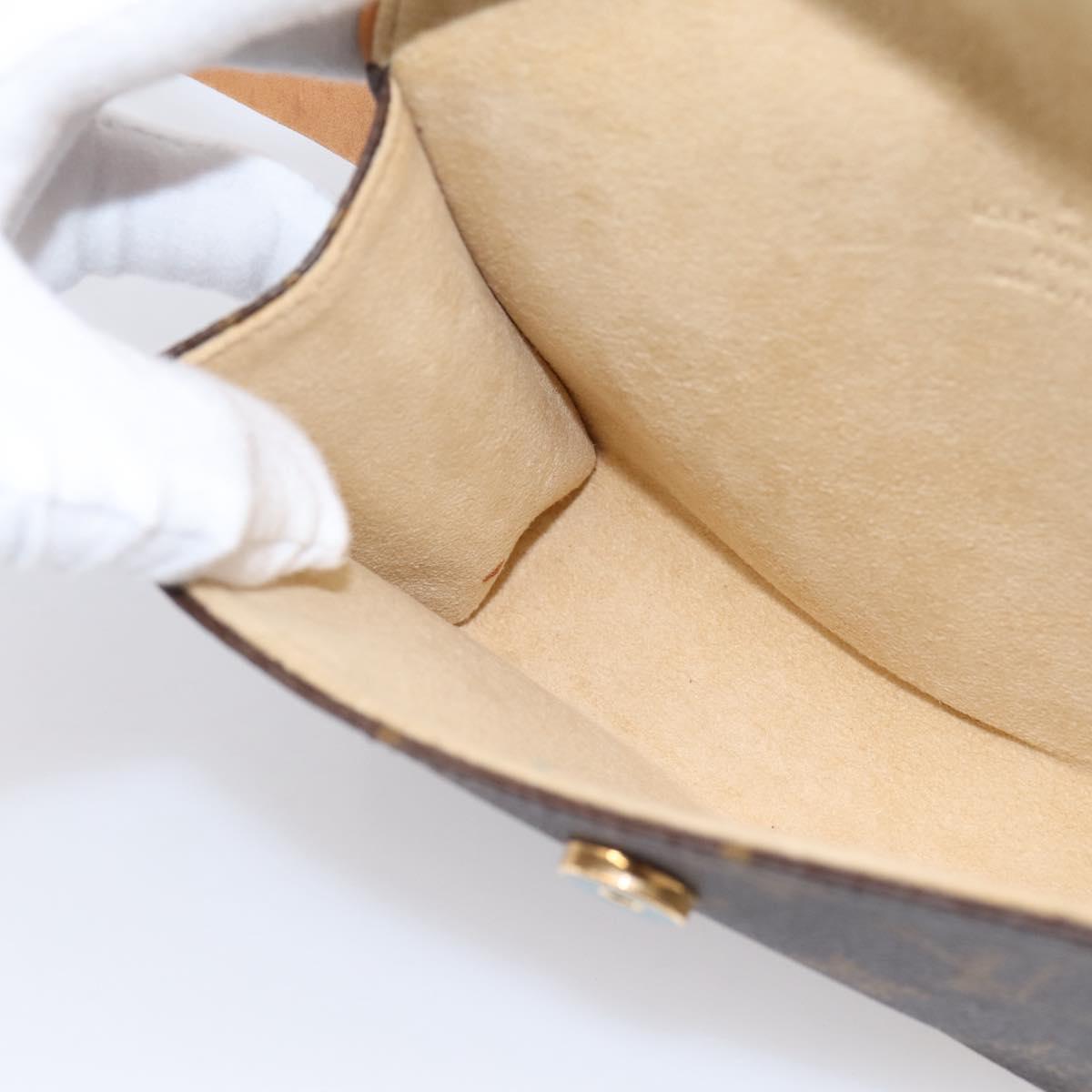 LOUIS VUITTON Monogram Pochette Florentine Waist Bag M51855 LV Auth 203093A