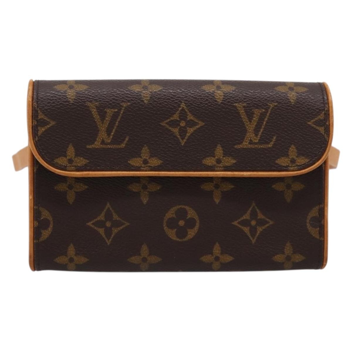 LOUIS VUITTON Monogram Pochette Florentine Waist Bag M51855 LV Auth 203093A